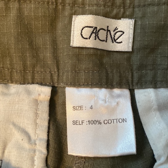 Cache gold and brown beaded size 4 Capri pants - Picture 2 of 6